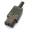 Presa euro C13 pcaudio IEC volante per cavo rete Ø 8mm